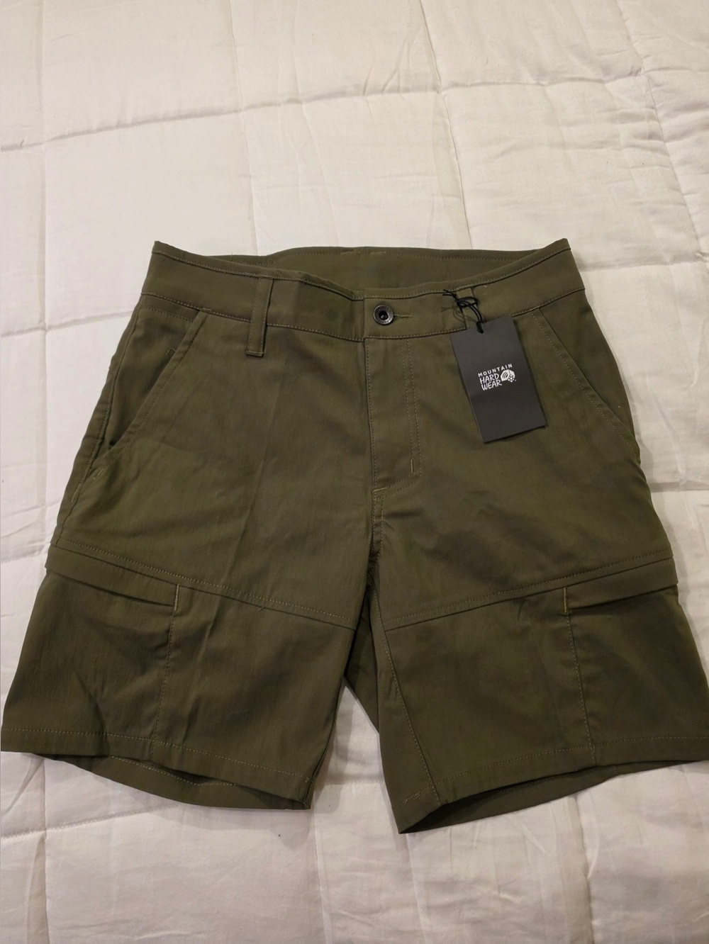 Mountain Hardwear Men's AP Combat Green Cargo Short 28/7”inseam NWT